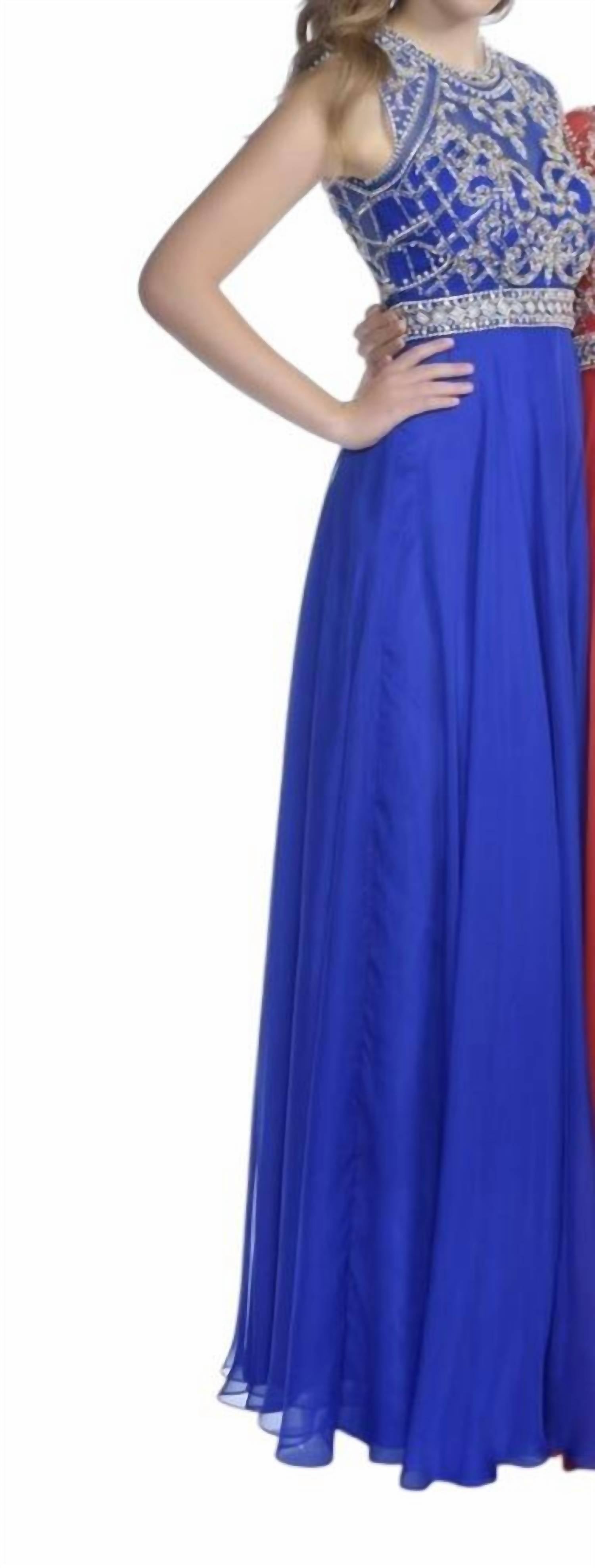 Karishma Creations - Scoopneck Sleeveless Maxi Sheath Dress