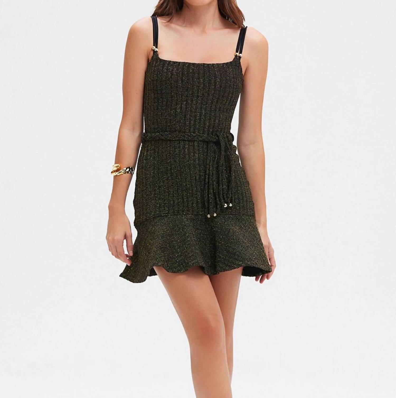 Patbo - Metallic Knit Mini Dress