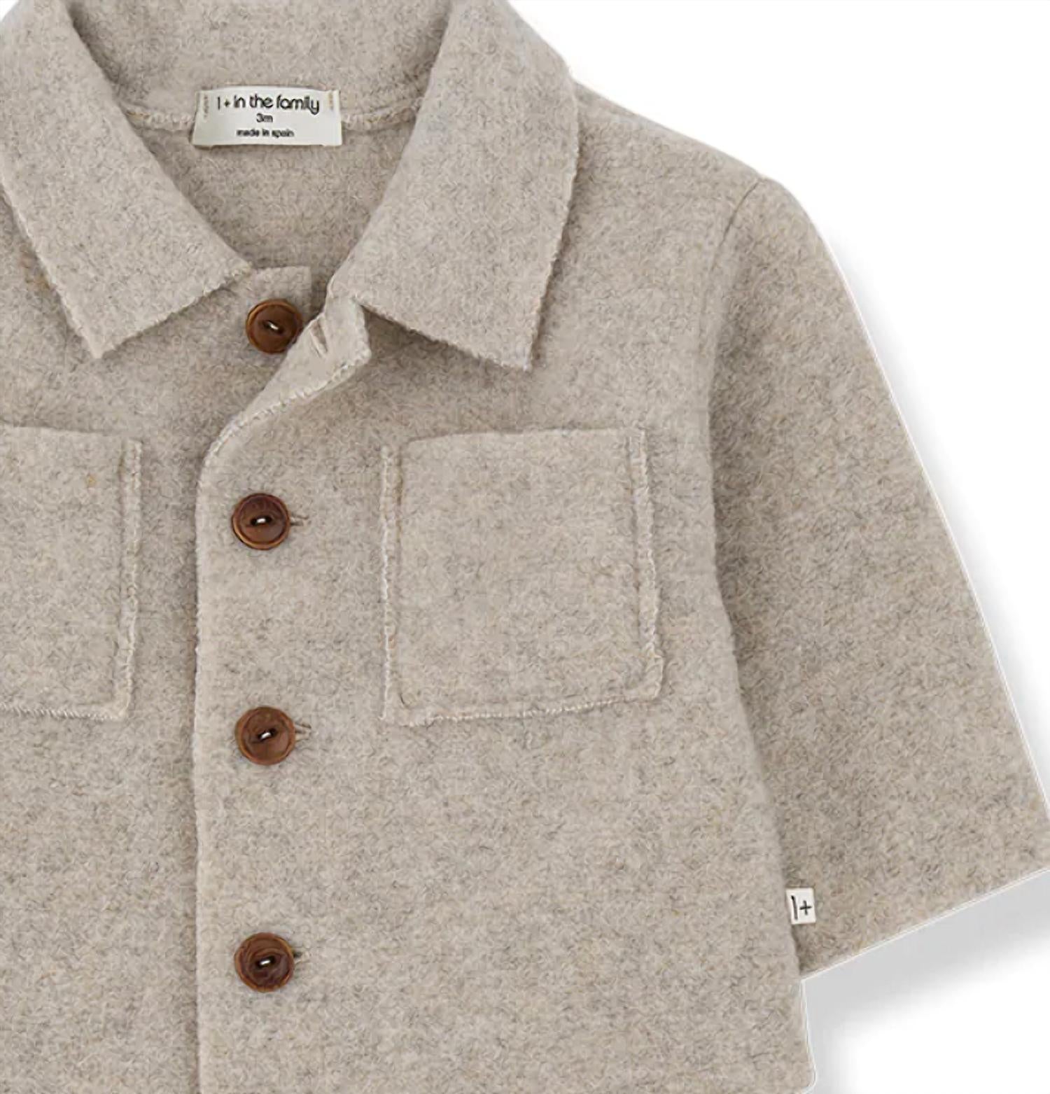 One More In The Family - Kid's Christian Wool Jacket