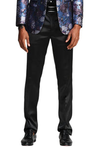 Tazzio Men's Slim Fit Jacket Blazer in blue pink siliver - men's jacket - detail view