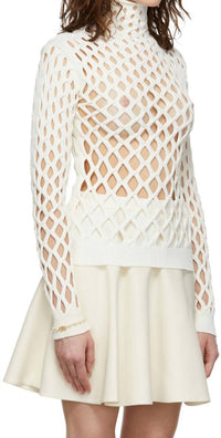 Valentino - Cut-out Knitted Top