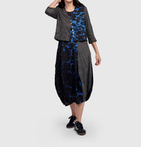 ALEMBIKA Capricorn Crop Cardigan in blue - women's cardigan - view 8