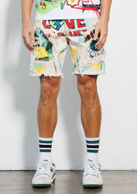 First Row - Love Your Planet Denim Shorts