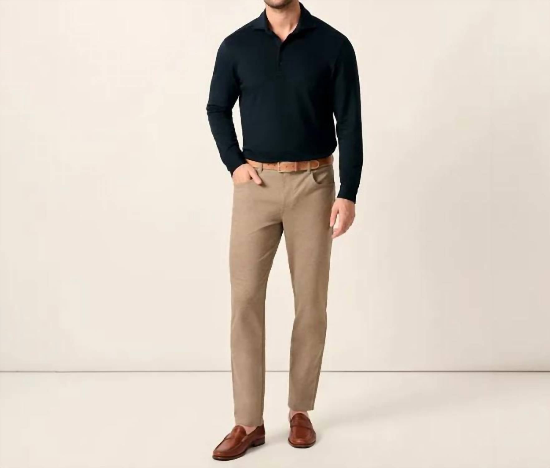 Johnnie-O - Burbank Stretch Knit 5-Pocket Pant - 32"
