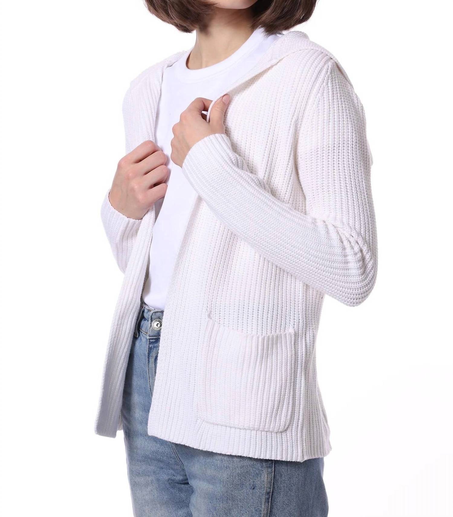 Minnie Rose - Shaker Cotton Cardigan