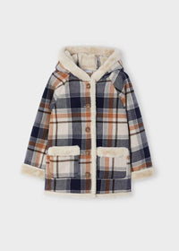 Mayoral - Double Face Plaid Coat