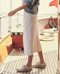 The Great. - Pleated Column Skirt