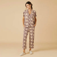 Softies - Caftan Top And Cropped Pant Set