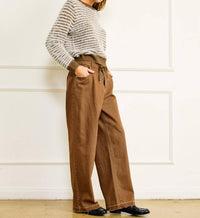 line and dot Lyon Crewneck Sweater in olive - women's sweater - view 5