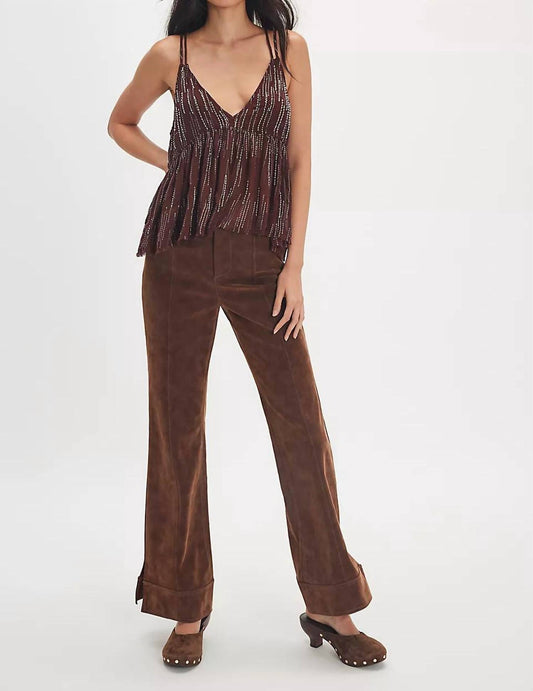 Free People - Glow Up Vegan Suede Pants