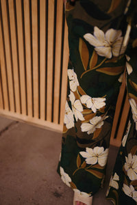 Dex - Palm Blossom Wide Leg Pants