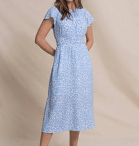 Southern Tide - Clemetine Flutter Sleeve Midi Dress