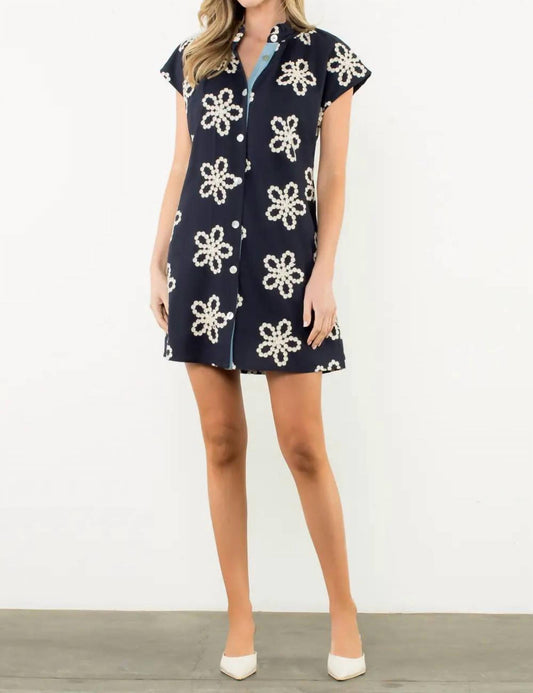 Thml - Dana Embroidered Mini Dress