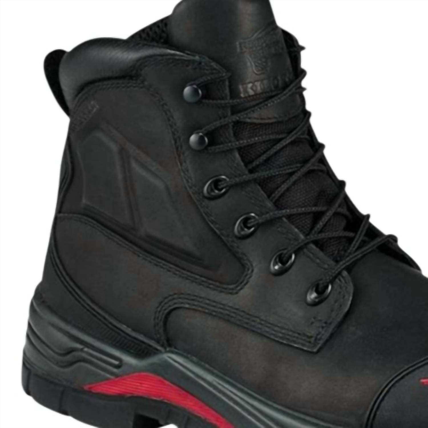 Red Wing Shoes Men's 6 Work Boot Nano Toe Boots in black - men's boots - detail view
