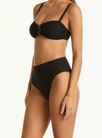Sea Level Australia - Spinnaker Retro High Waisted Bikini Bottom Pant
