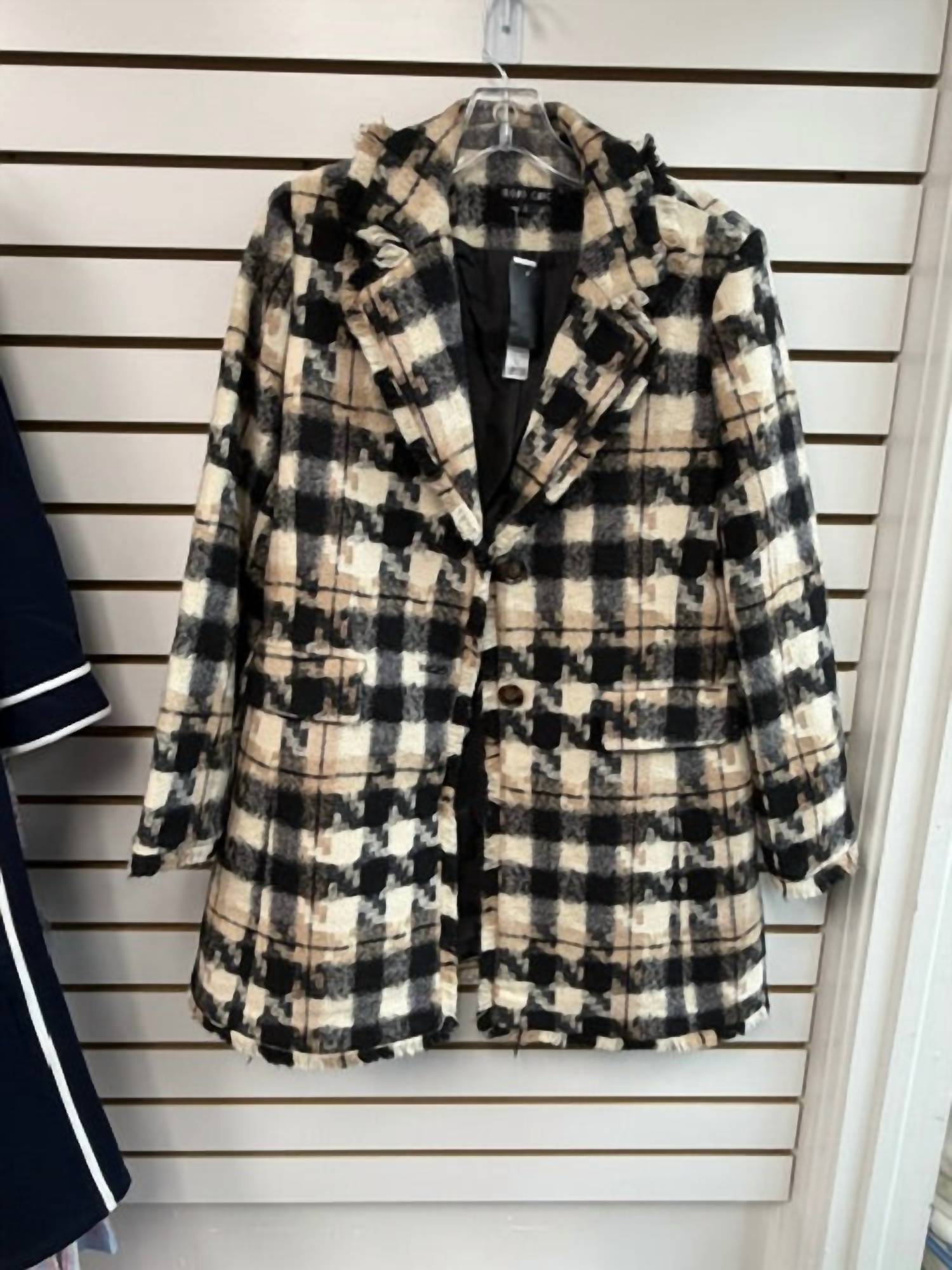 Boho Chic - Women's Checkered Blazer