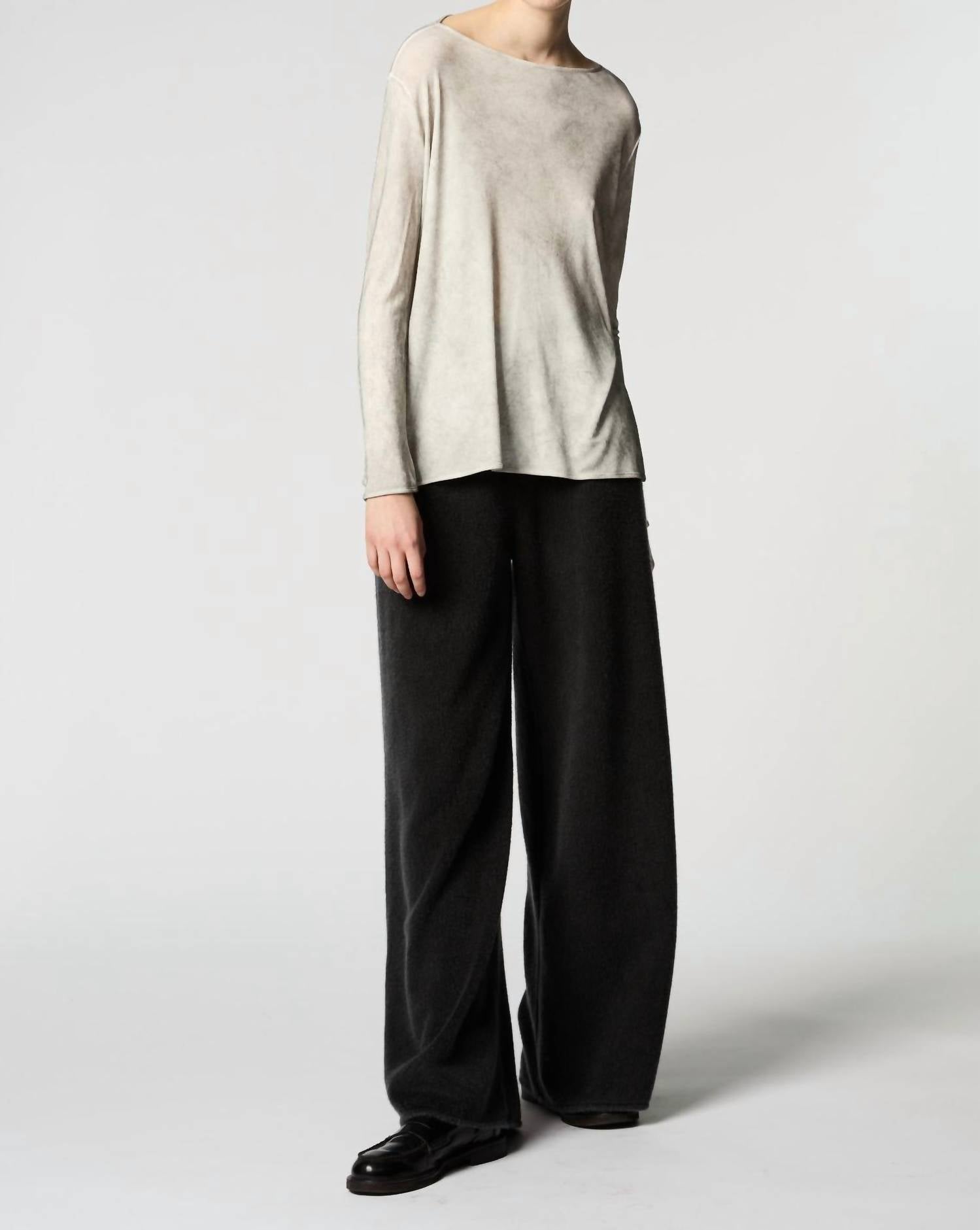 Avant Toi - Dirty Effect Long Sleeve Tee