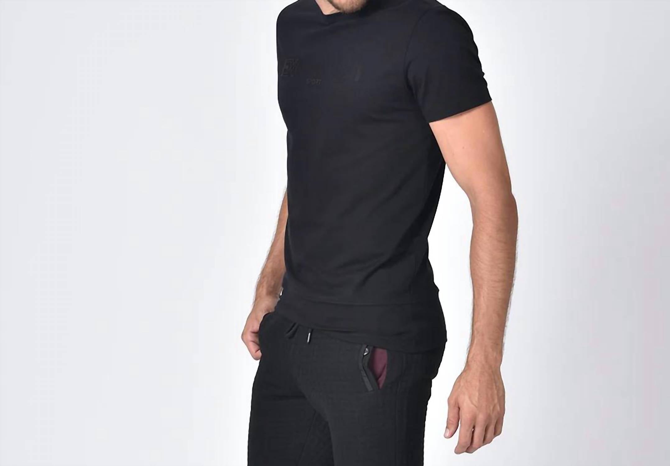 Eight X - Crew Neck With Silicone Logo T-Shirt