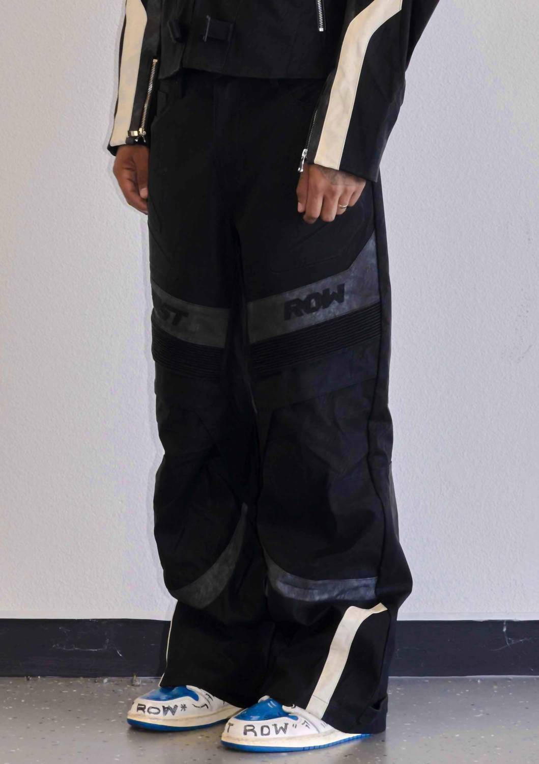 First Row - Furious Motor Racing Y2K Leather Pants
