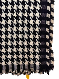 Jane Carr - Women's Houndstooth Pattern Scarf
