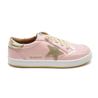 Oldsoles - Girl's Platinum Runner Low Top Sneaker