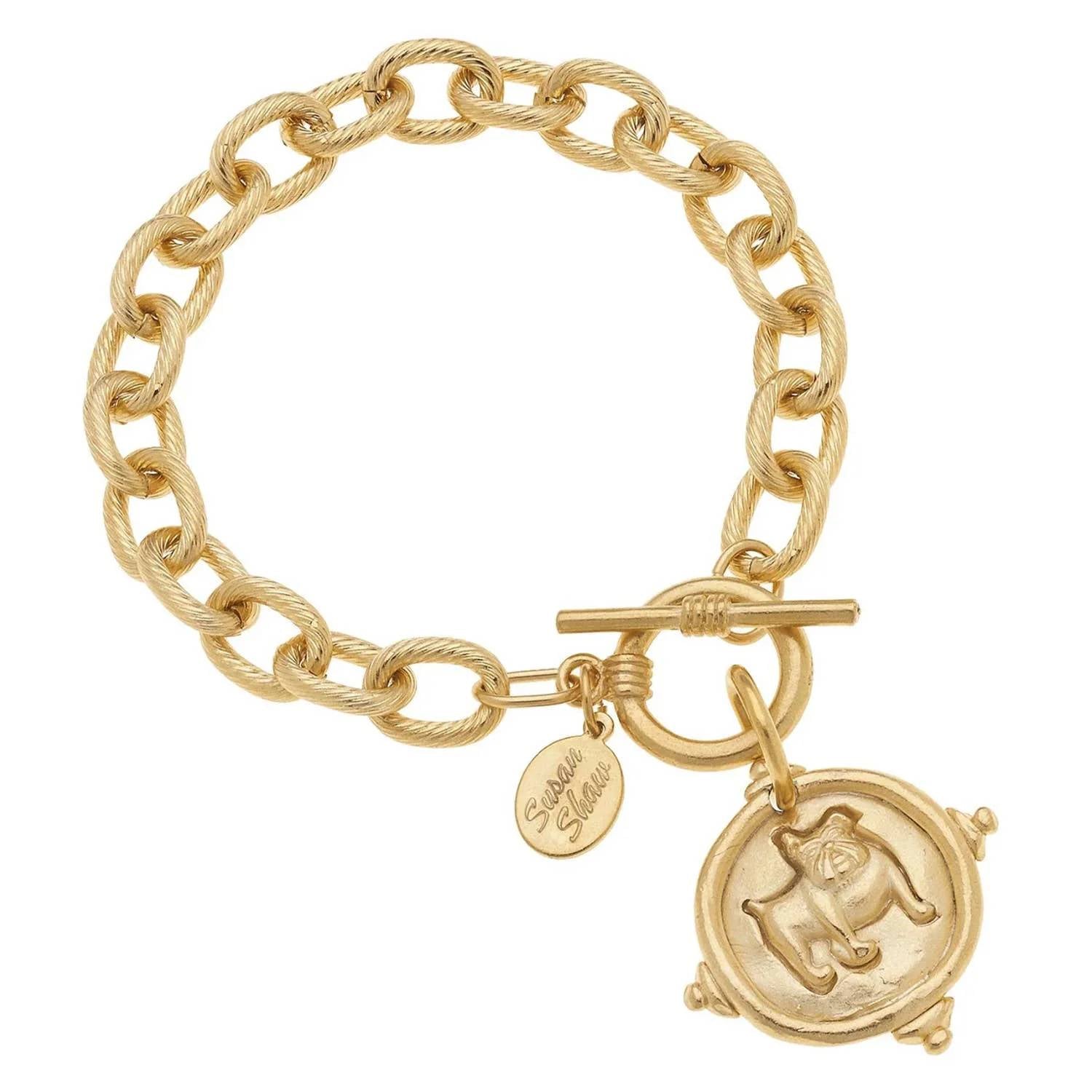 Susan Shaw - Women's Bulldog Italian Intaglio Bracelet
