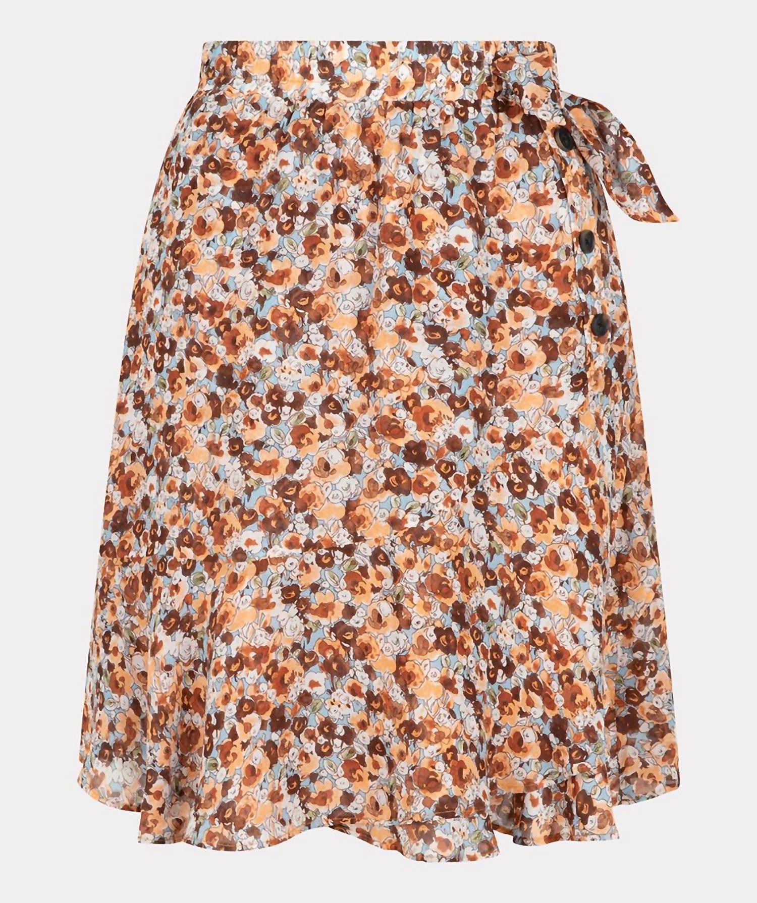 Esqualo - Patsy Ruffle Midi Skirt
