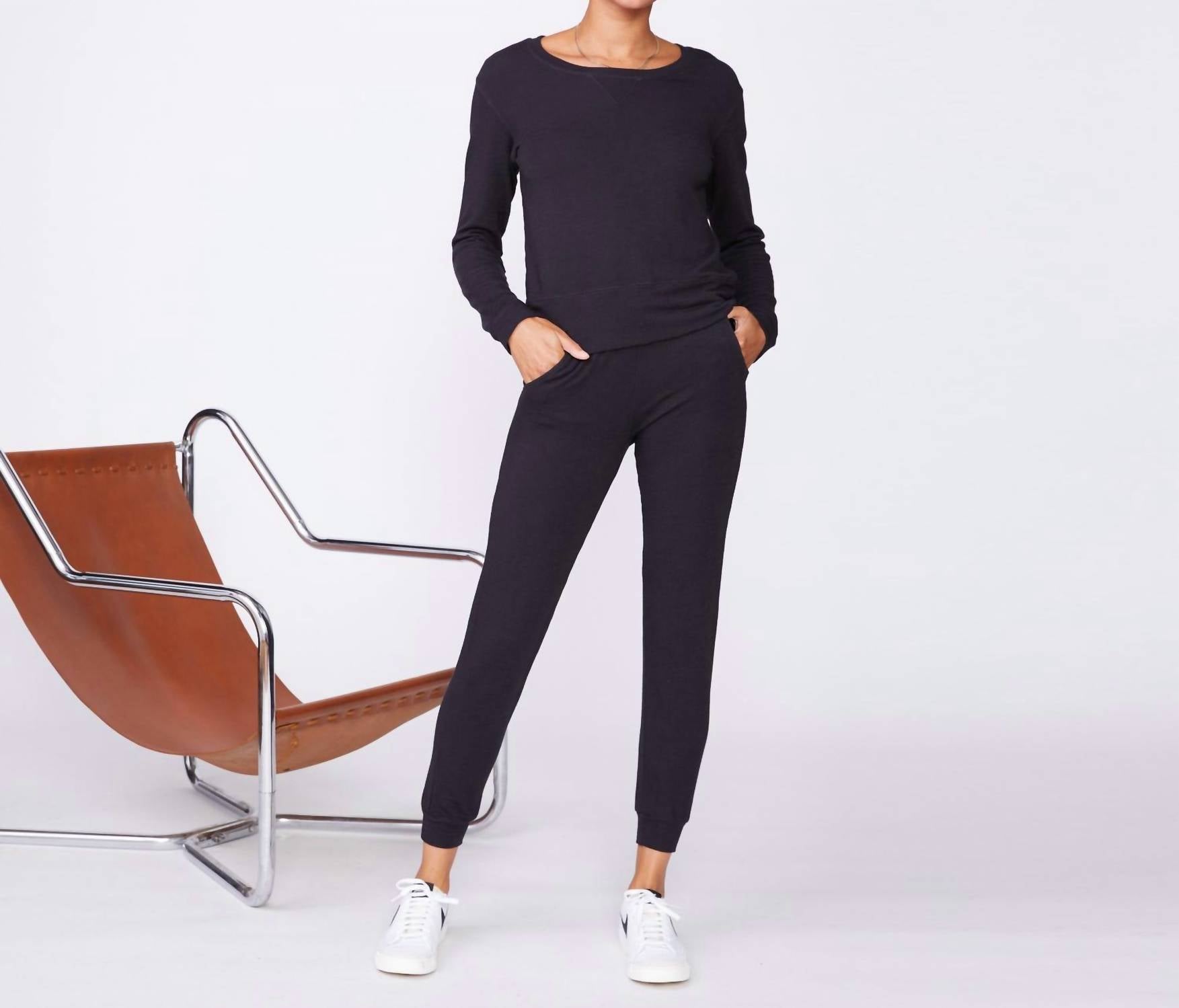 Monrow - Supersoft Crew Neck Sweatshirt