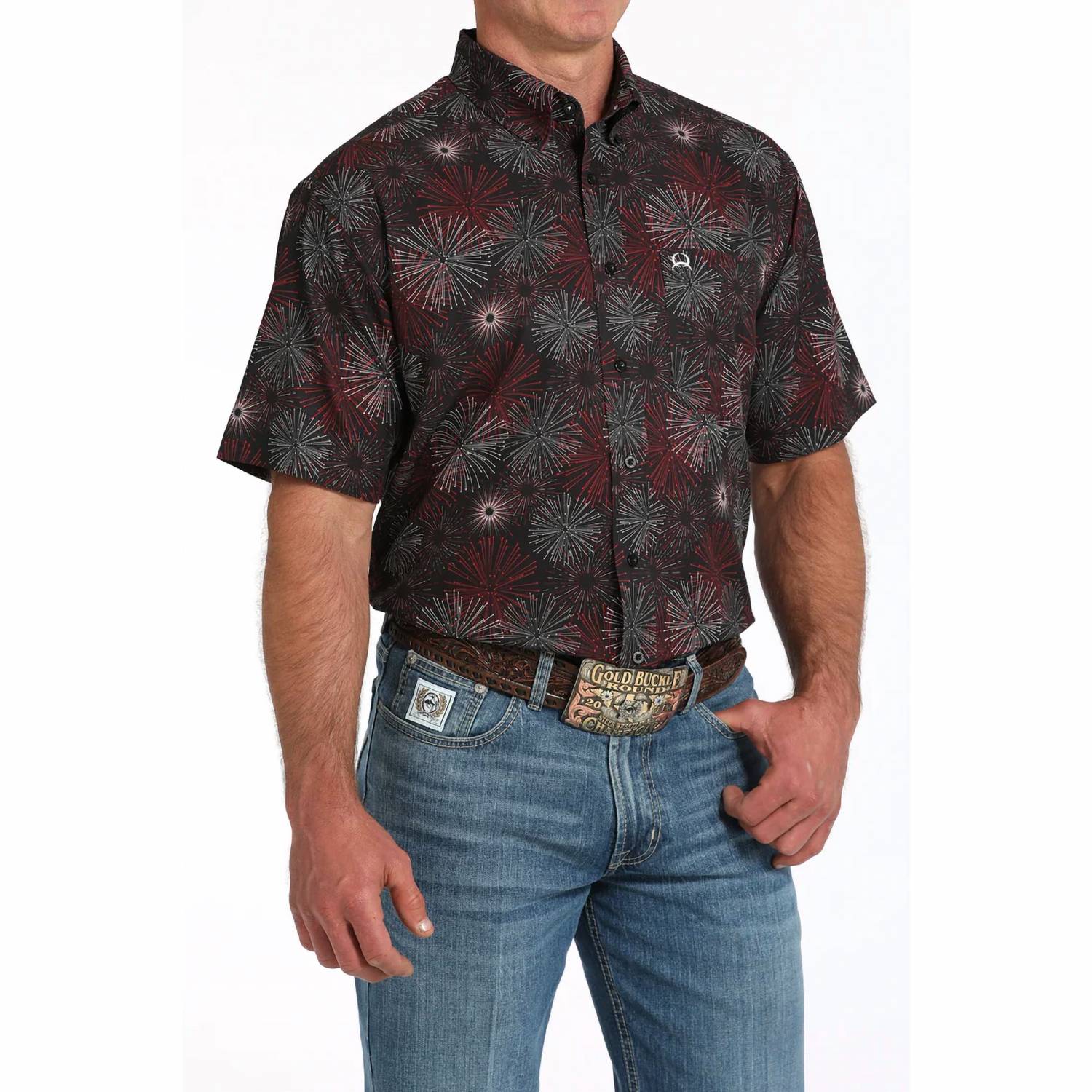Cinch - Starburst Print Button Down Shirt