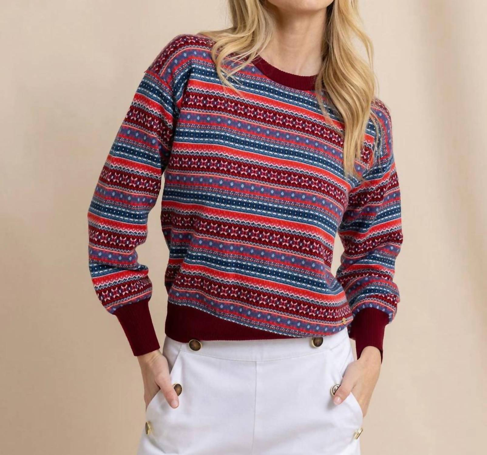 Southern Tide - Nelle Fairisle Sweater