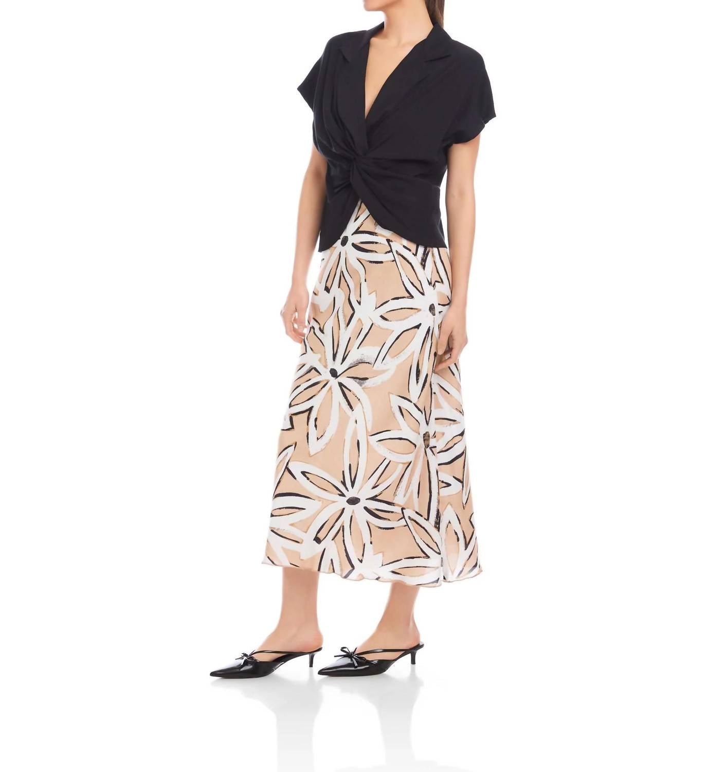 Fifteen Twenty - Lilian Twist-Front Top