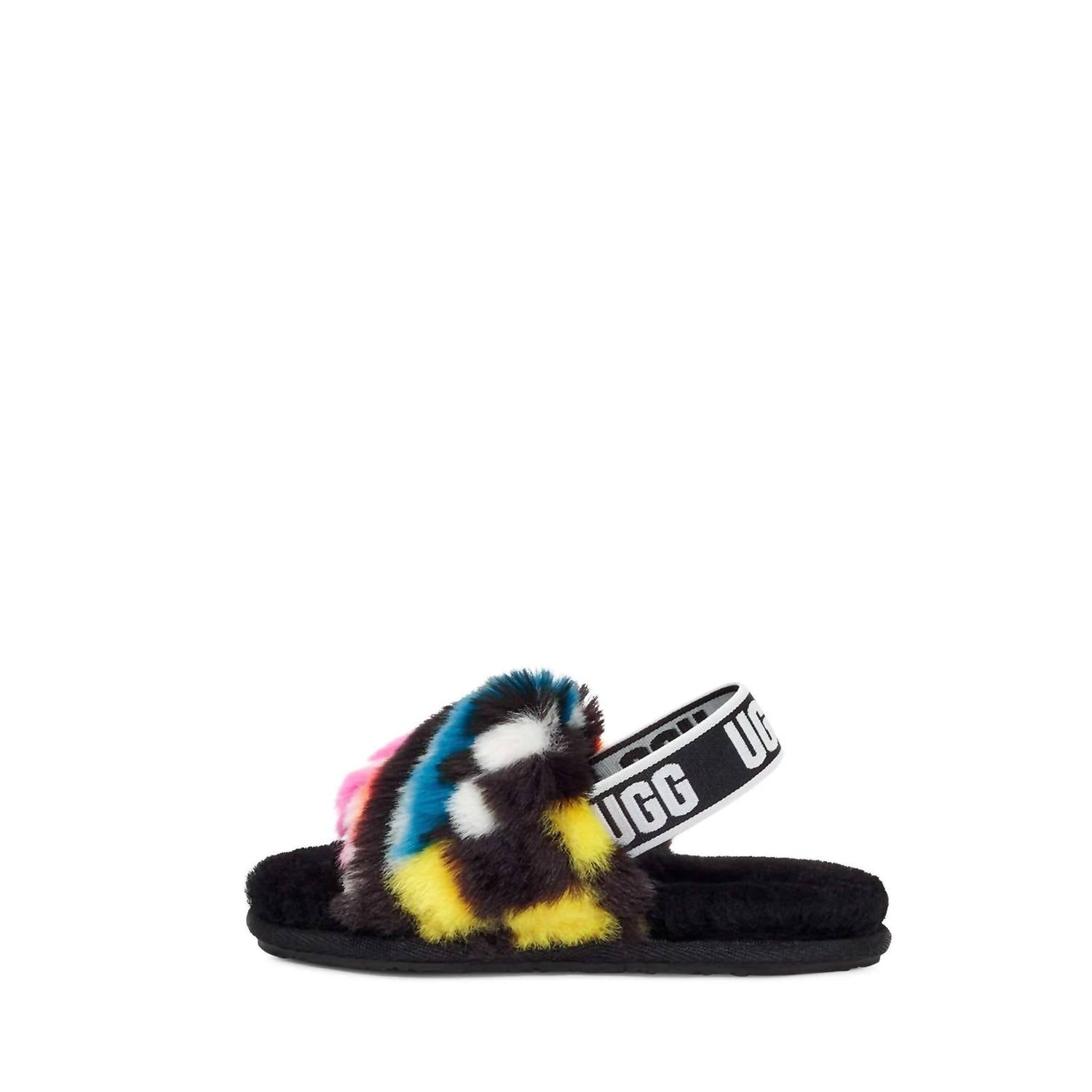 Ugg - Girl's Fluff Yeah Checks Slides