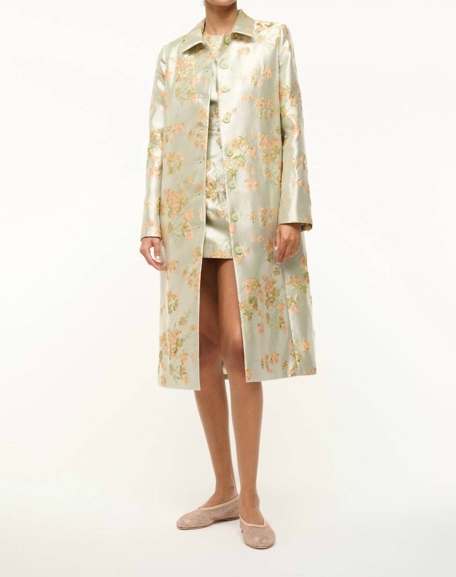 Staud - Antoinette Metallic Coat