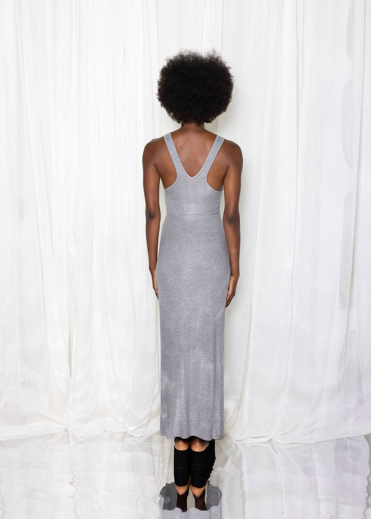 Nanushka - Ofelia melange maxi dress