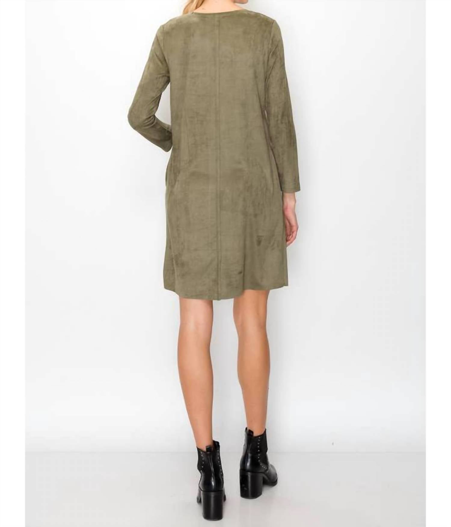 Joh - Aurora Round Neck With Pocket Dress