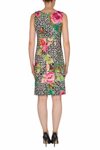 Joseph Ribkoff - Rose And Lattice Print Dress