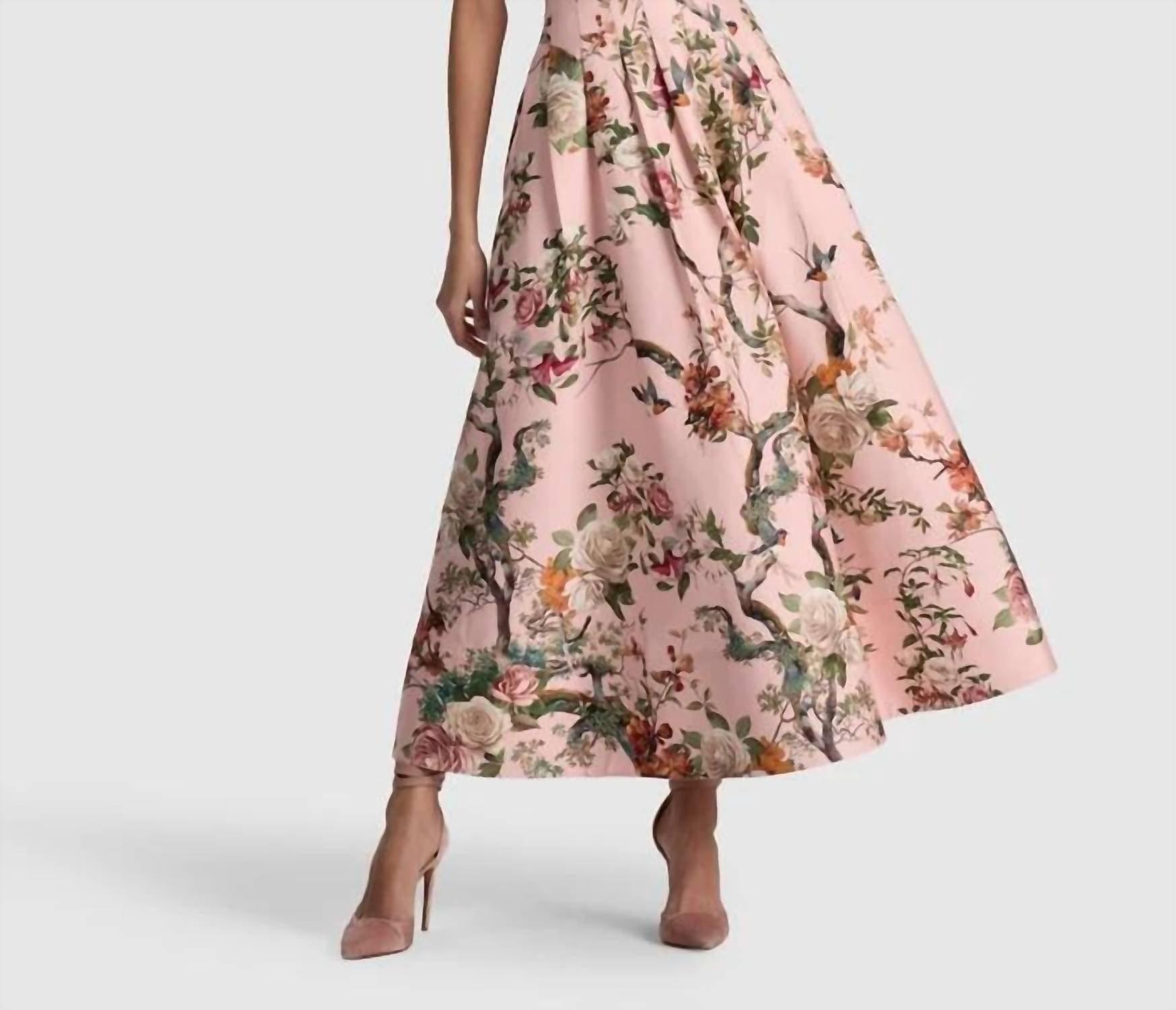 Alice + Olivia - Hana Floral Print Midi Dress