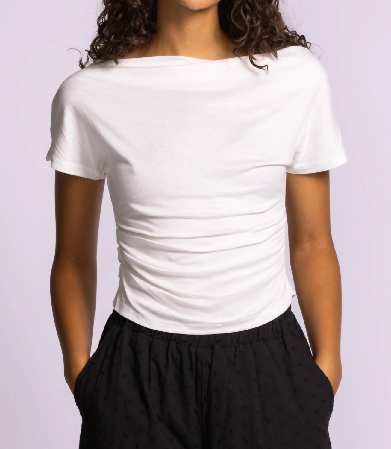Pink Martini - Cindy Boat Neck Top