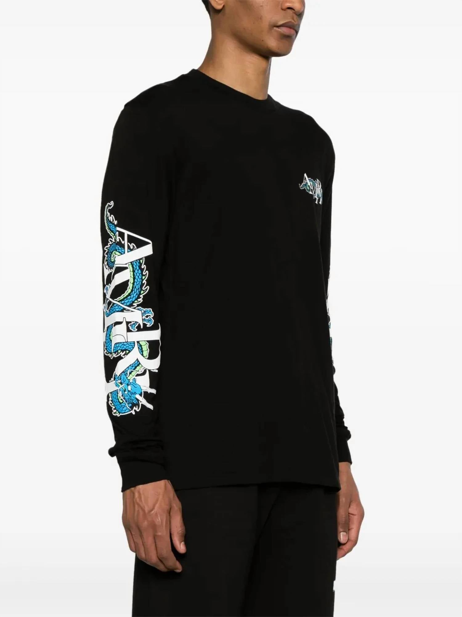 Amiri - Men's Lny Dragon Long Sleeve T-shirt