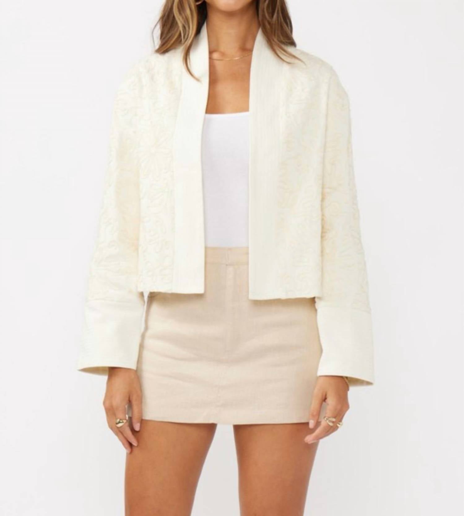 Lovestitch - ANNICSE FLORAL CANVAS JACKET