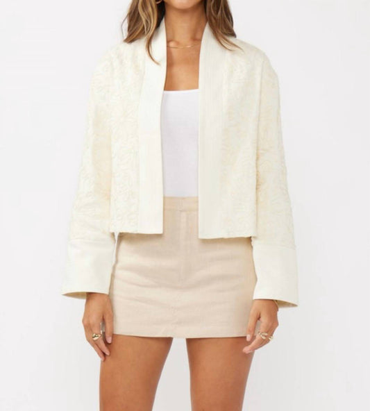 Lovestitch - ANNICSE FLORAL CANVAS JACKET