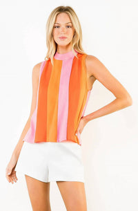 Thml - Sorbet Bow Sleeveless Top