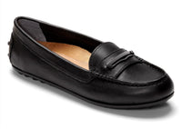 VIONIC Women's Honor Ashby Moccasin in black - women's shoe - detail view
