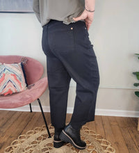 Judy Blue - Rylee Tummy Control Cropped Wide Legs Jeans - Plus