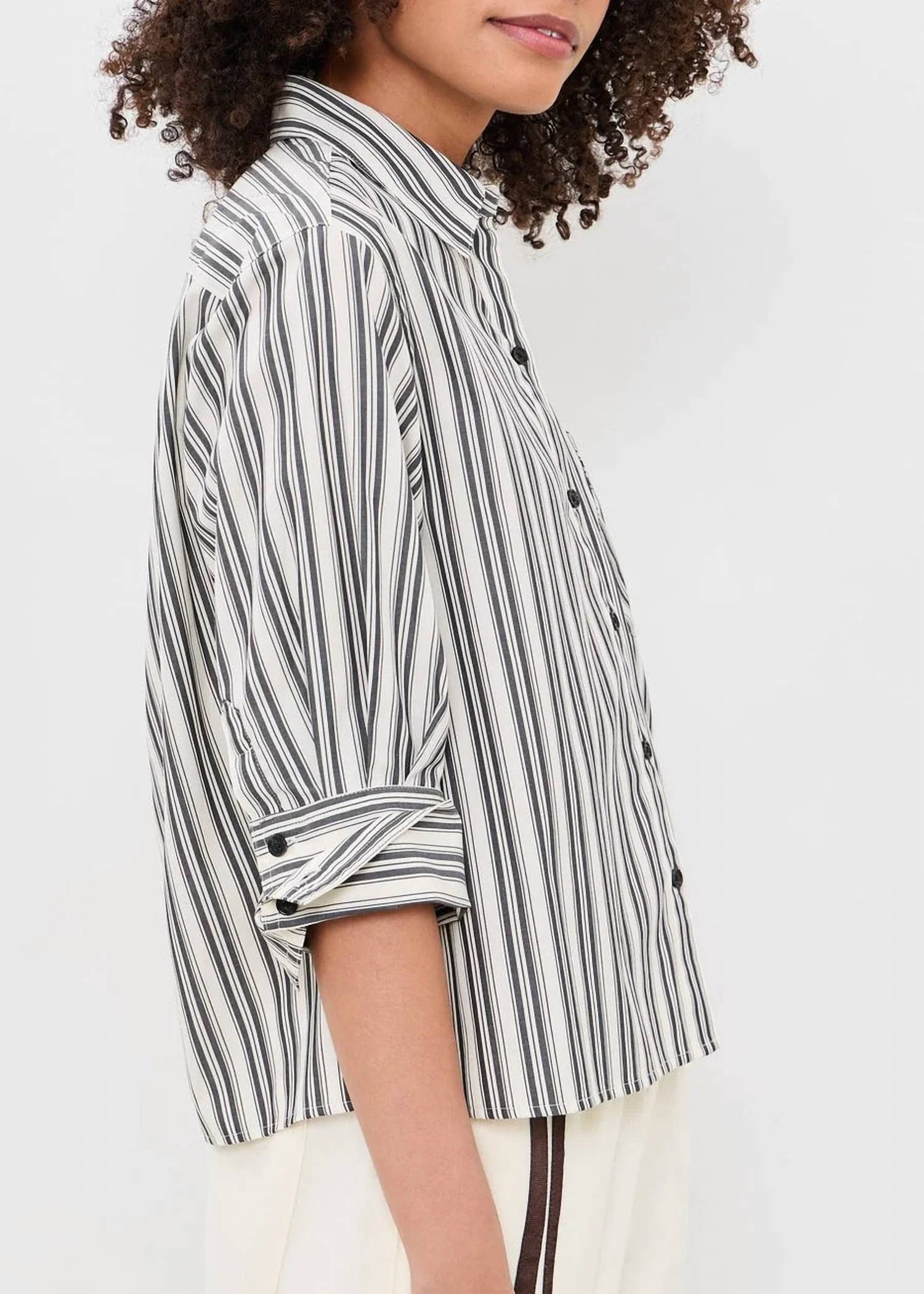 Rag & Bone - Lucia Striped Poplin Shirt