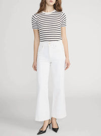 Frame - The Seamed Wide Crop Trouser