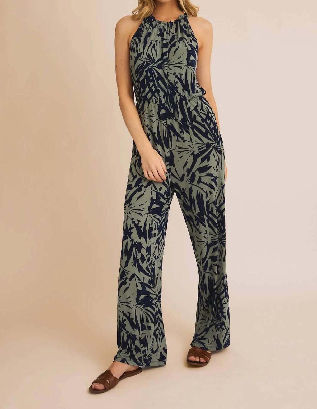 Gilli - Tropical Halter Jumpsuit