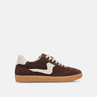 Dolce Vita Women's Notice Sneaker in dark brown suede - women's sneaker