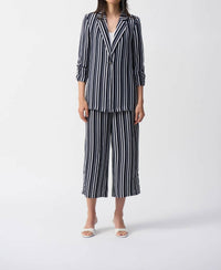 Joseph Ribkoff - Striped Culotte Pants