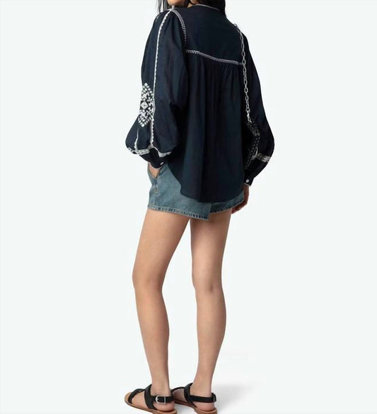 Zadig & Voltaire - Tigy Oversized Cotton Blouse